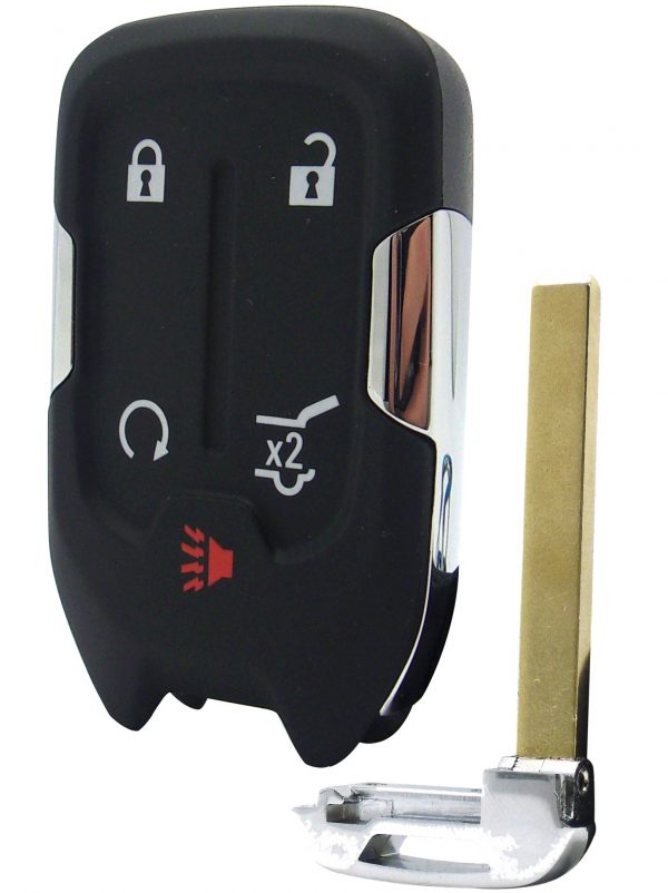 GMC 5-Button Smartkey with Lock,  Unlock,  Hatch,  Remote Start,  and Panic2018 GMC Terrain