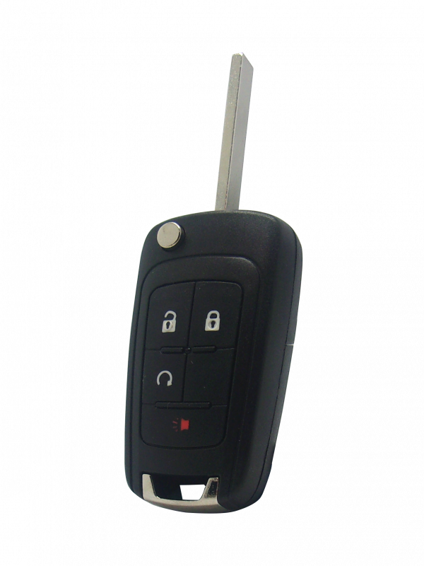 Buick and Chevrolet Flip Key Remote - 4-Button with Remote Start2017 Chevrolet Trax