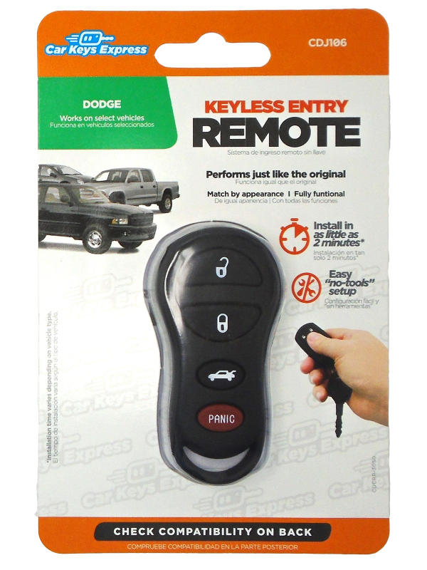 Chrysler / Dodge / Jeep Keyless Entry Remote - 4 Button2002 Jeep Liberty