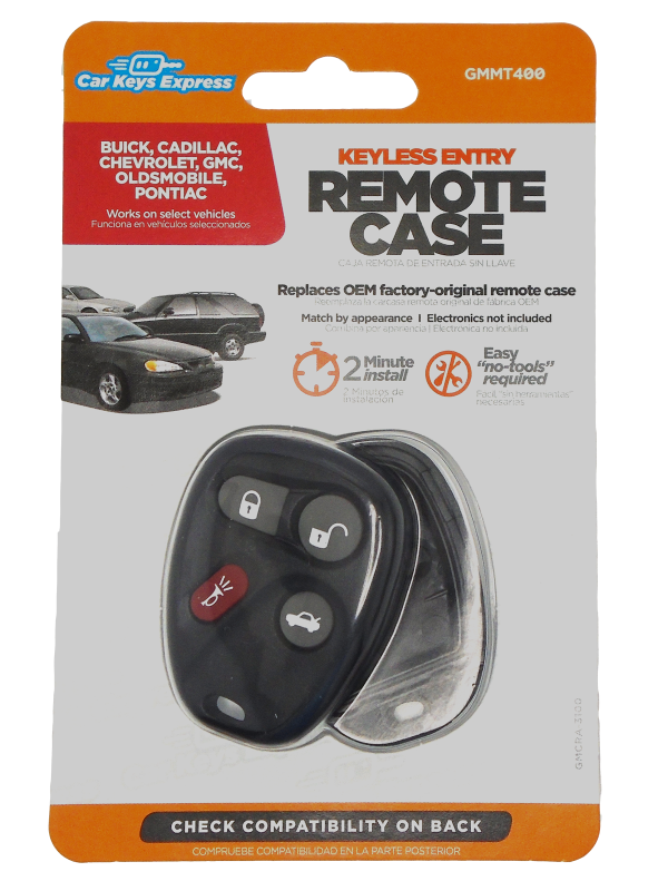 GM - 4 Button Black Remote Replacement Shell1999 GMC Yukon