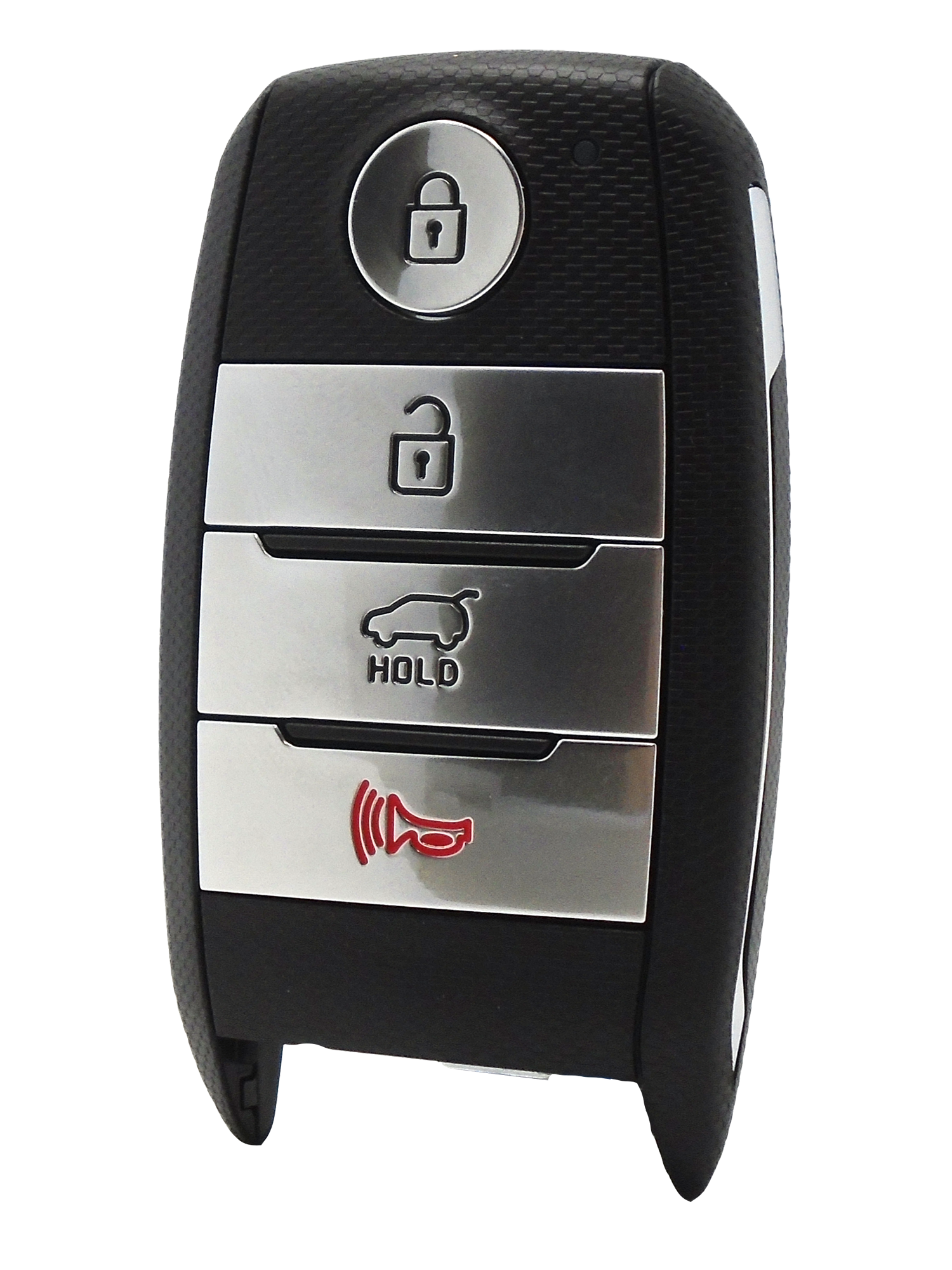 Kia Smart Key - 4 Button with Lock, Unlock, Open Rear Hatch, and Panic Buttons