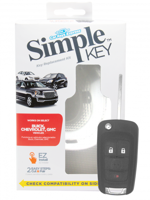 GM Simple Key - 3 Button Flip-Key Remote2010 GMC Terrain