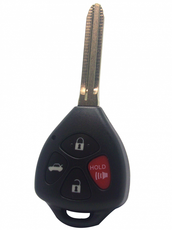 Toyota Simple Key - 4 Button Remote & Key Combo with Car Trunk2011 Toyota Camry - Image 2