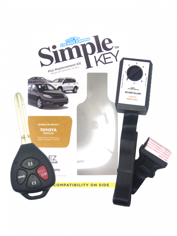 Toyota Simple Key - 4 Button Remote & Key Combo with Car Trunk2011 Toyota Camry