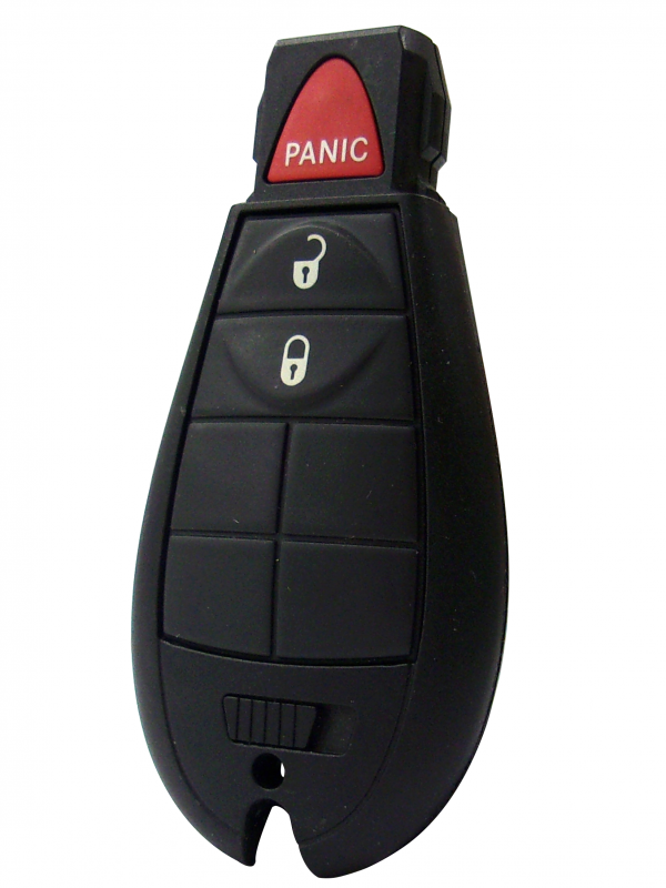 Chrysler,  Dodge,  and Jeep Simple Key - 3 Button Fobik w/ Emergency Key Insert2009 Jeep Grand Cherokee - Image 2