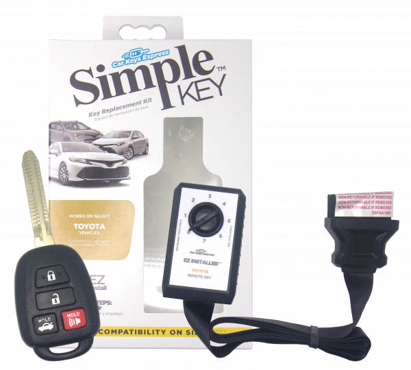 Toyota Simple Key - 4 Button Remote & Key Combo with Car Trunk2018 Toyota Camry