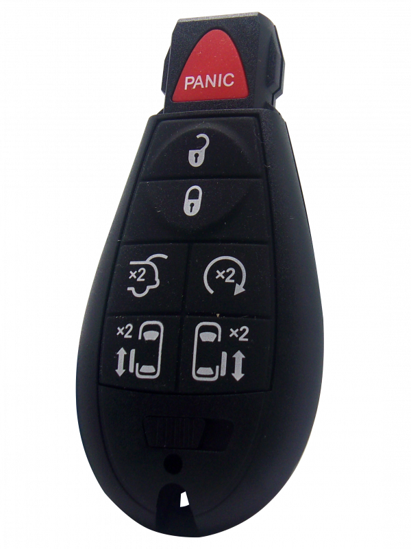 Chrysler & Dodge Simple Key - 7 Button Fobik w/ Emergency Key Insert2009 Jeep Grand Cherokee - Image 2