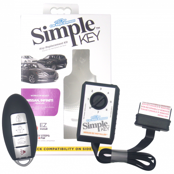 Nissan Simple Key - 4 Button Smart Key Remote with Car Trunk2014 Infiniti QX60