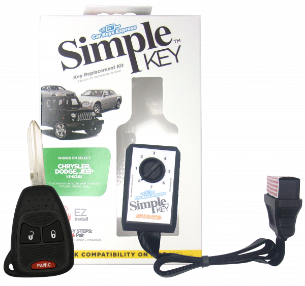 Chrysler,  Dodge,  and Jeep Simple Key - 3 Button Remote & Key Combo2007 Jeep Wrangler