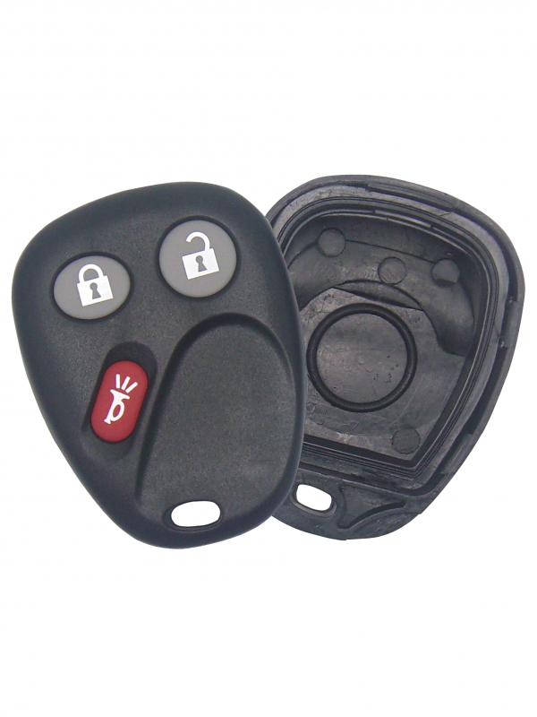 GM - 3 Button Black Remote Replacement Shell2003 GMC Yukon Denali