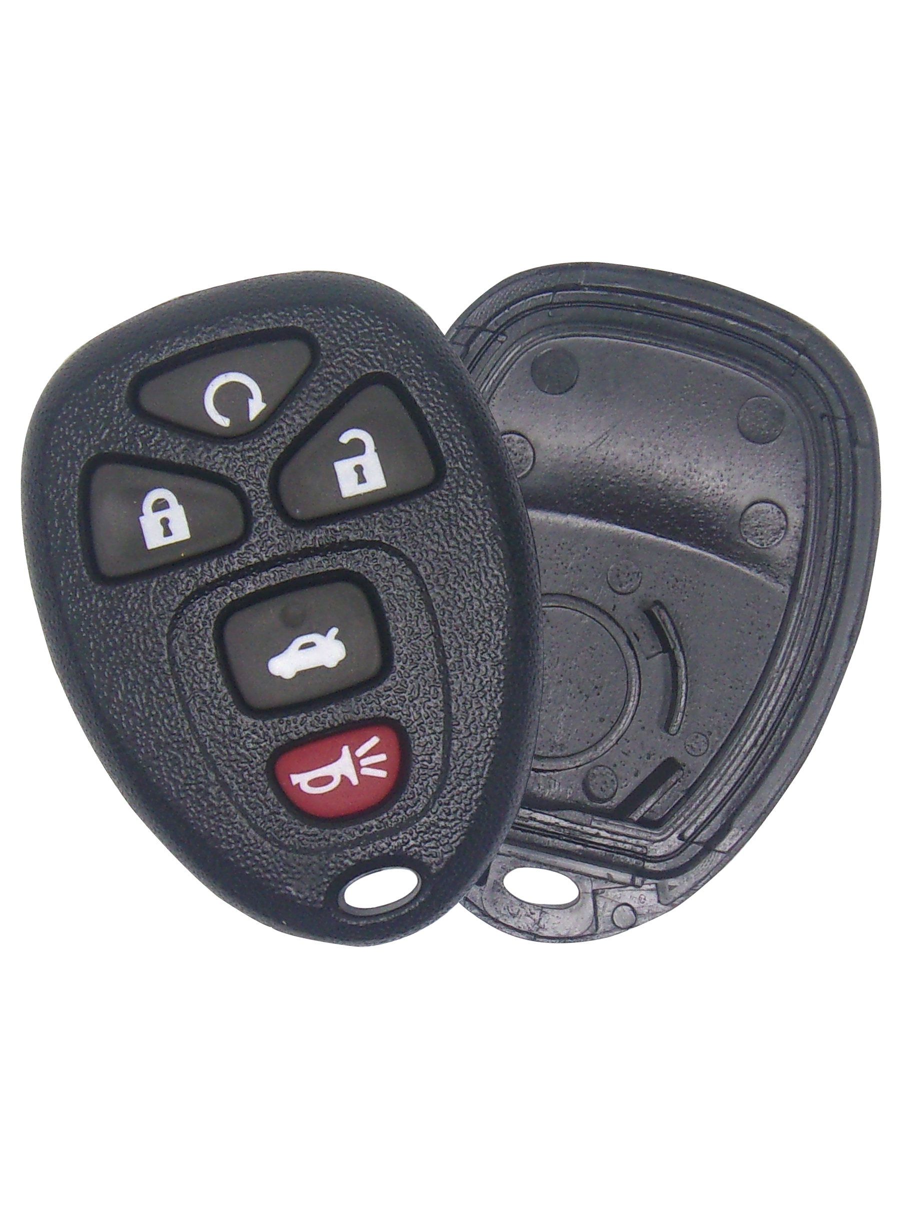 GM 5 Button Black Remote Replacement (Shell Only)
