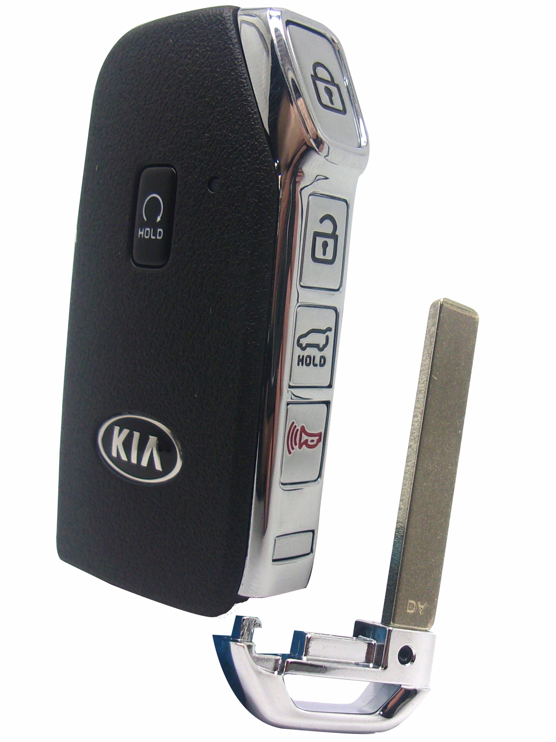 Kia 5 Button Smart Key with Lock, Unlock, Remote Start, Open Rear Hatch, and Panic Functions