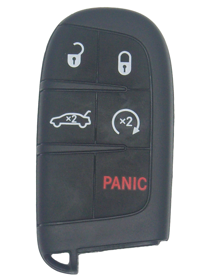 Dodge SRT Smart Key - 5 Button with lock, unlock, trunk, remote start, and panic features - Image 2