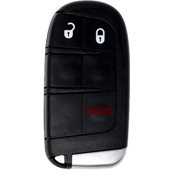 Chrysler,  Dodge,  and Jeep Simple Key - 3 Button Smart Key Remote w/ Emergency Key Insert2014 Jeep Cherokee - Image 2