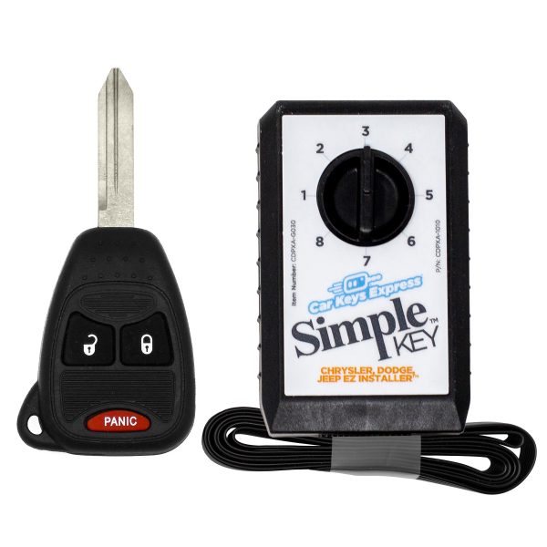 Chrysler,  Dodge,  and Jeep Simple Key - 3 Button Remote & Key Combo2007 Jeep Wrangler - Image 2