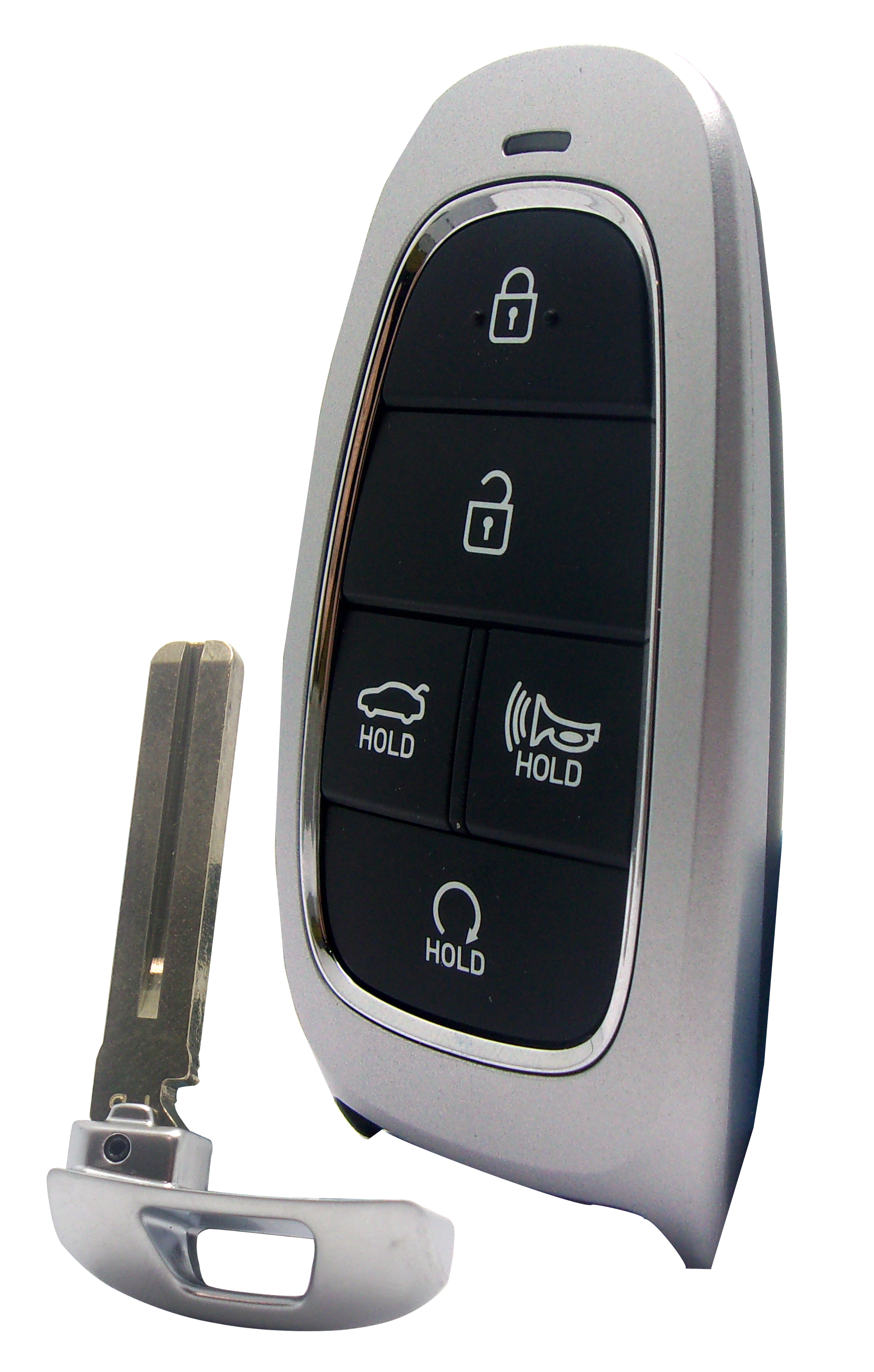 Hyundai Smart Key - 5 Button with Lock, Unlock, Remote Start, Open Trunk, and Panic Buttons