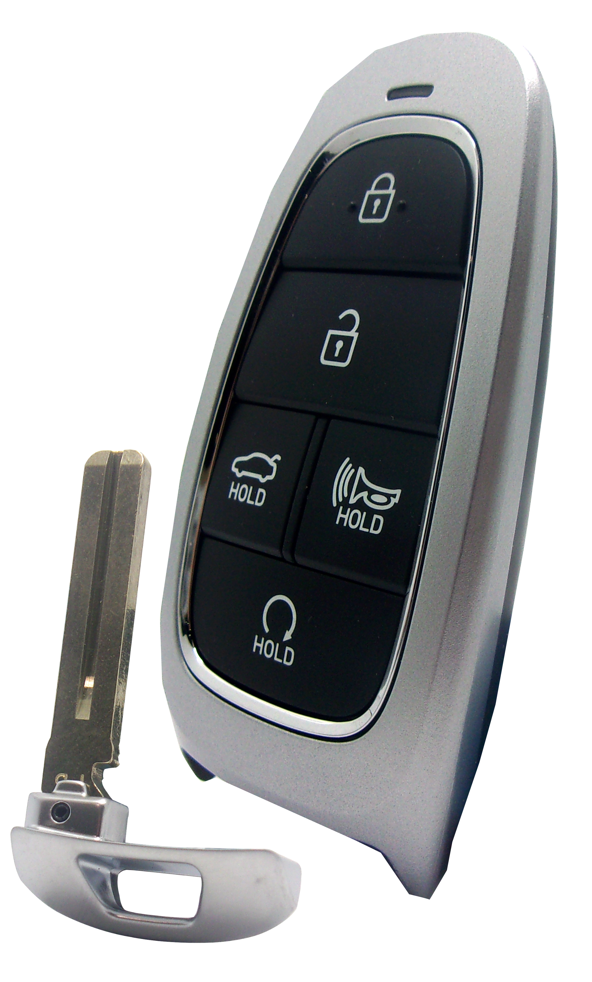 Hyundai Smart Key - 5 Button with Lock, Unlock, Remote Start, Open Trunk, and Panic Buttons