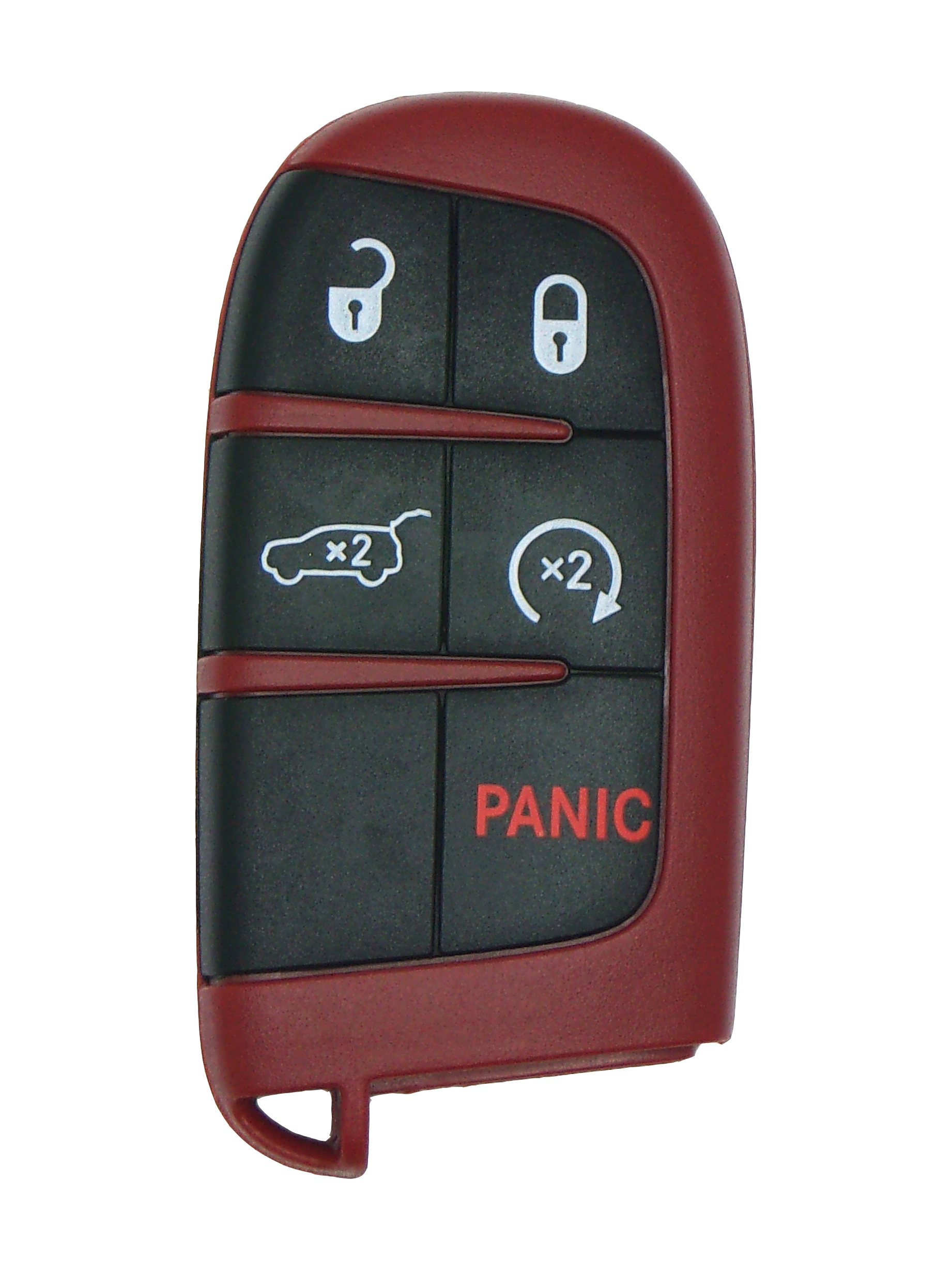 Jeep Grand Cherokee Trackhawk Smart Key - 5 Button with lock, unlock, hatch, remote start, and panic features - Image 3