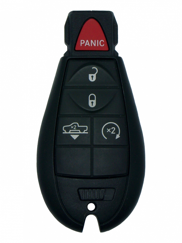 Remote and Key Combo - 5 Button with Lock,  Unlock,  Remote Start,  Suspension,  and Panic Buttons2017 Ram 1500 - Image 2