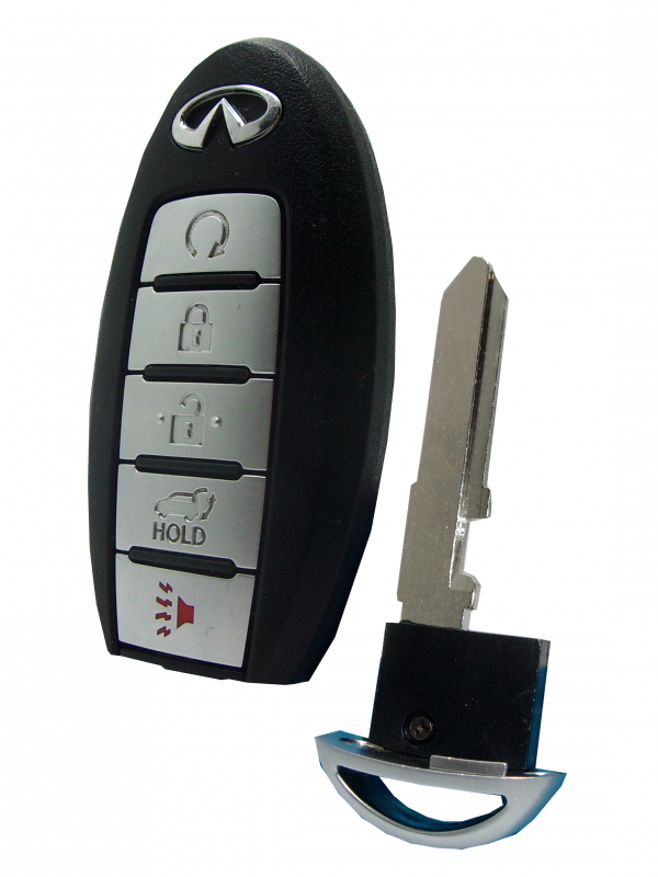 Smart Key 5-Button With Lock,  Unlock,  Remote Start,  Open Trunk,  And Panic Functions2016 Infiniti QX60