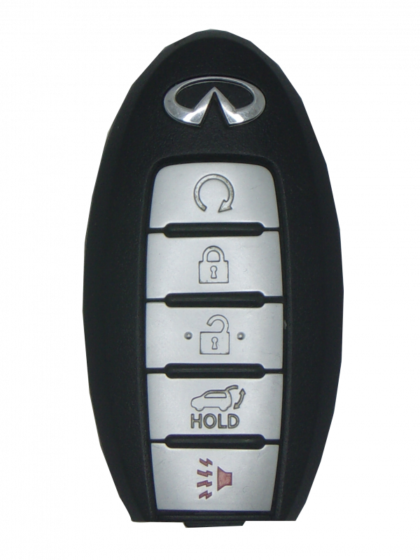 Smart Key 5-Button With Lock,  Unlock,  Remote Start,  Open Trunk,  And Panic Functions2016 Infiniti QX60 - Image 2
