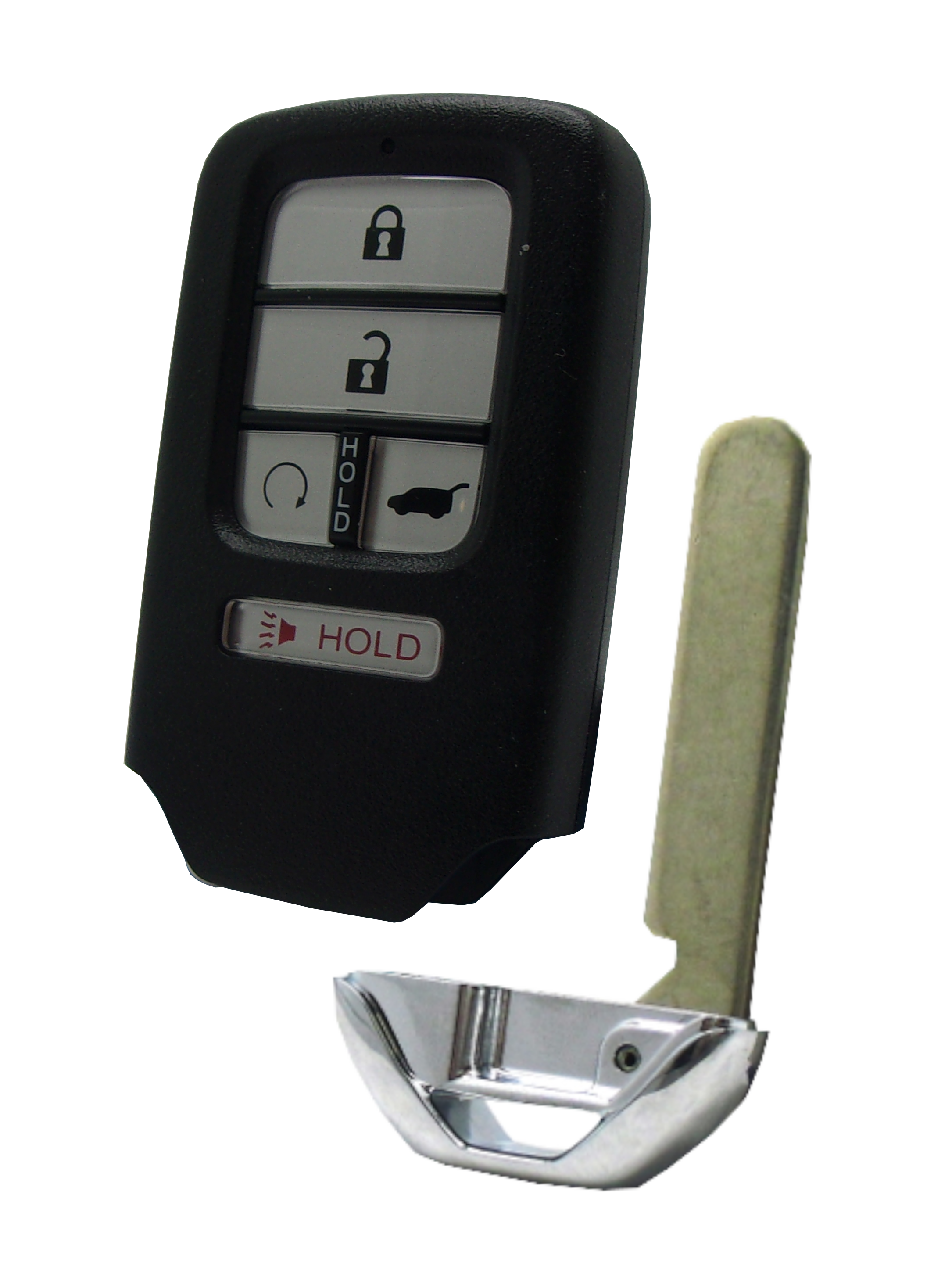 Honda Smart Key - 5 Button (Memory 2) with Features Lock, Unlock, Remote Start, Open Rear Hatch, and Panic Buttons