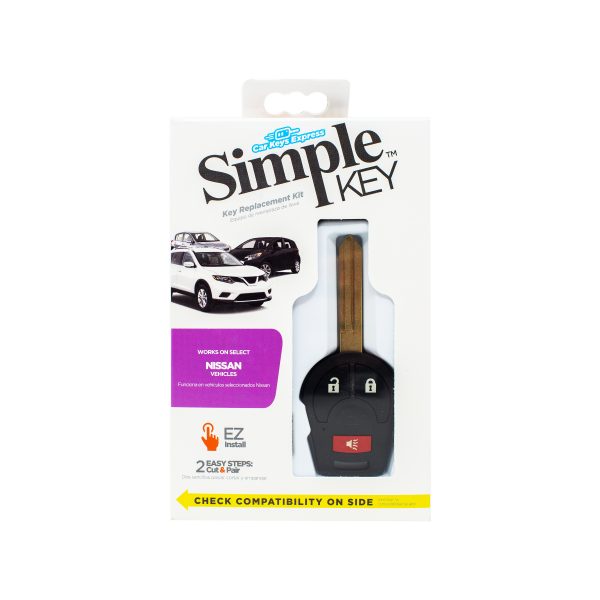Nissan Simple Key - 3 Button Remote & Key Combo2014 Nissan Cube - Image 4