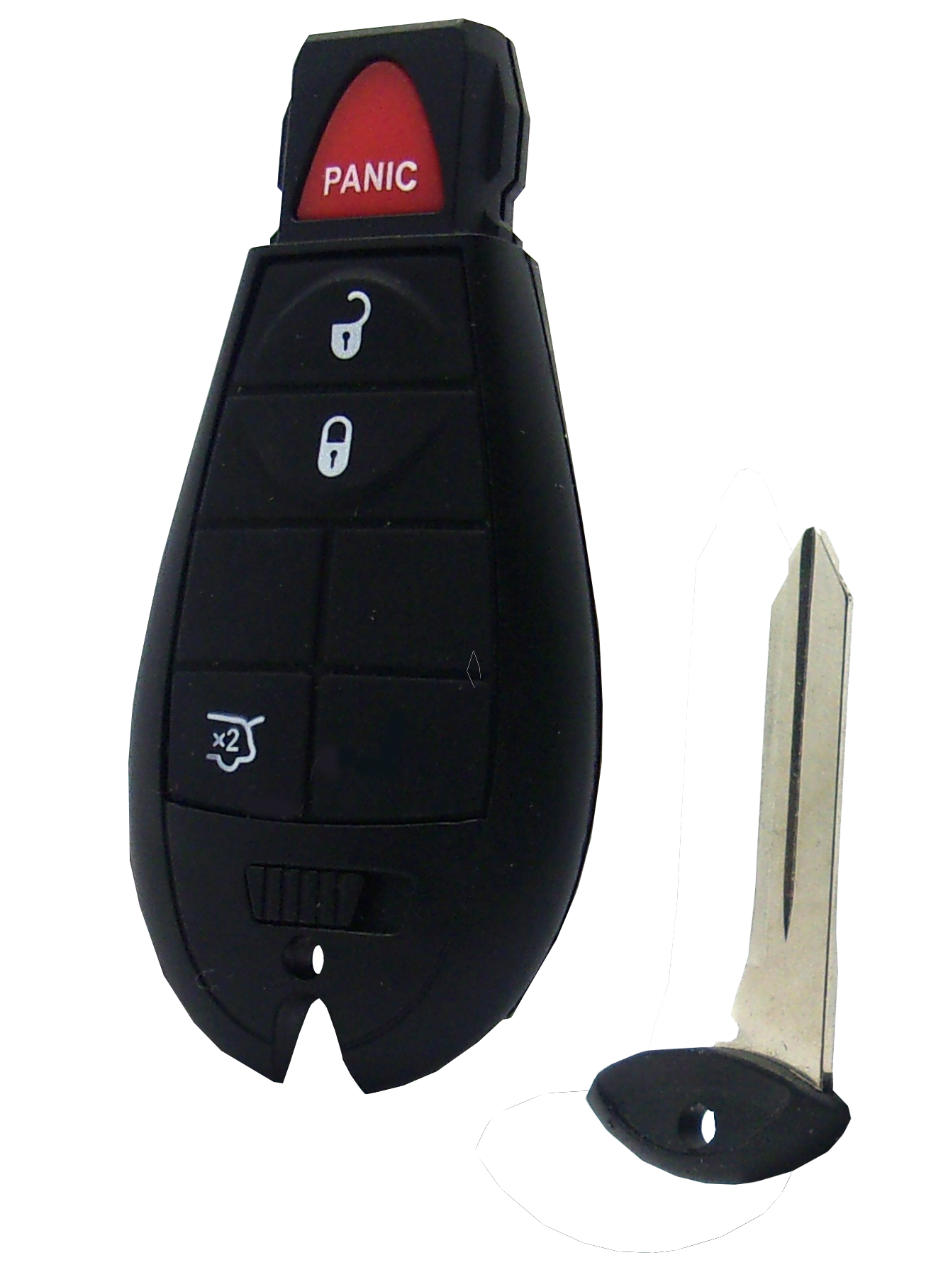 Dodge & Jeep 4-Button Fobik Remote w/ Hatch