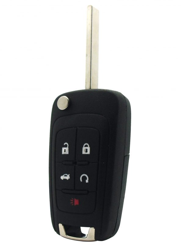 GMC 5-Button Flip Key w/ Remote Start2010 GMC Terrain