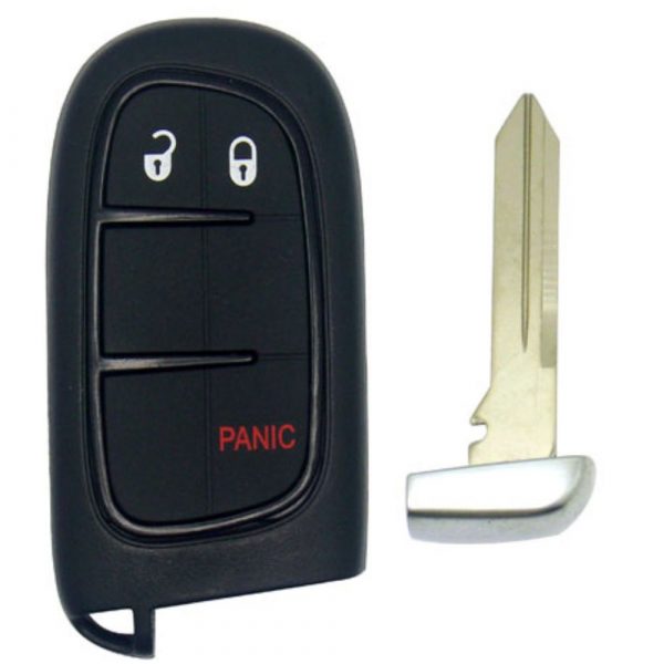 Dodge Ram 3 Button Smart Key with lock,  unlock,  and panic features2014 Ram 1500 - Image 3