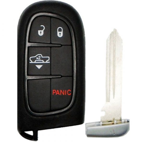 Dodge/Ram 4-Button Smart Key with suspension features lock,  unlock,  suspension,  and panic buttons2017 Ram 1500 - Image 3