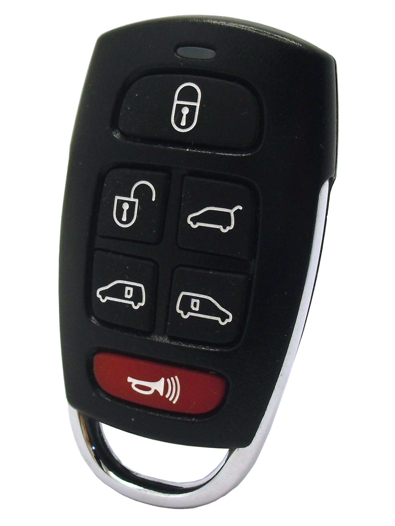 Hyundai Keyless Entry Remote With Lock, Unlock, Open Rear Hatch, Open Left Sliding Door, Open Right Sliding Door, And Panic Buttons