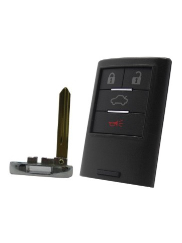 GM 4-Button Smart Key with Lock, Unlock, Trunk, and Panic Buttons