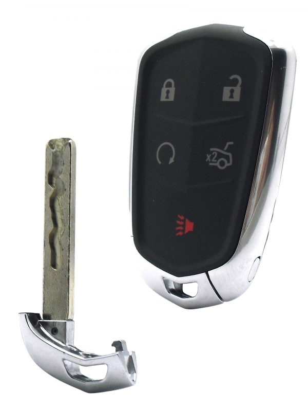 Cadillac Smart Key Remote - 5-Button with Lock,  Unlock,  Remote Start,  Trunk,  and Panic Buttons2018 Cadillac XTS