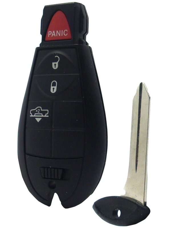 Remote & Key Combo - 4 Button with Lock,  Unlock,  Suspension,  and Panic Buttons2017 Ram 1500