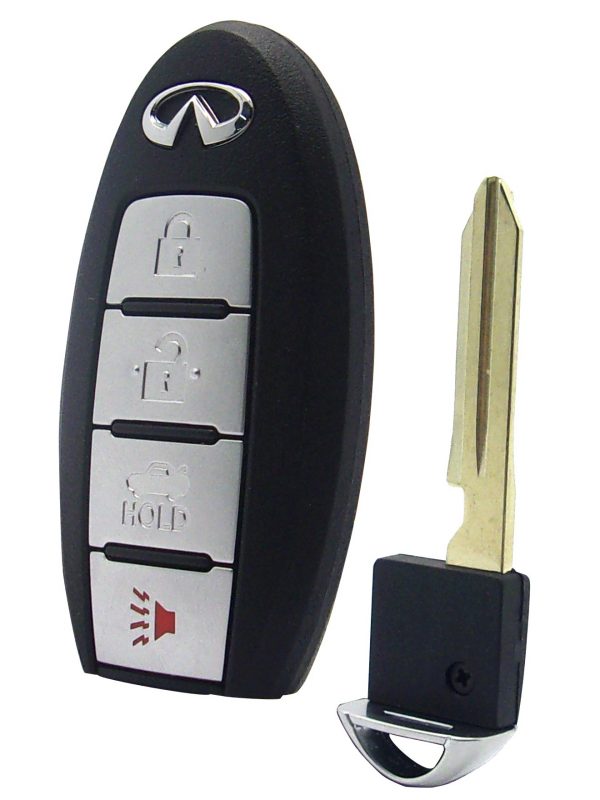 Smart Key 4-Button With Lock,  Unlock,  Open Trunk,  And Panic Functions2017 Infiniti Q60
