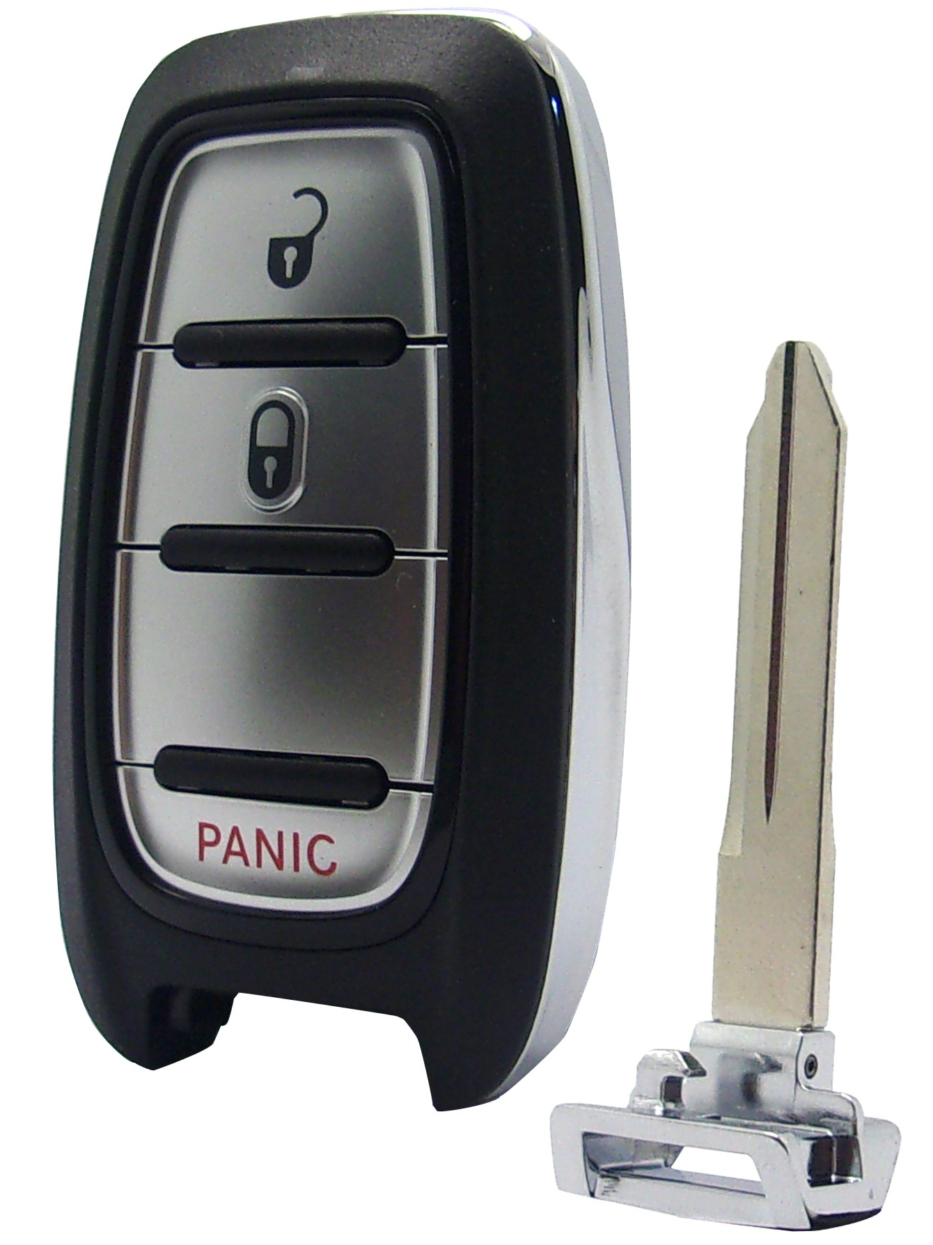 Chrysler Replacement OEM 3-Button Smart Key with Lock, Unlock, and Panic Functions
