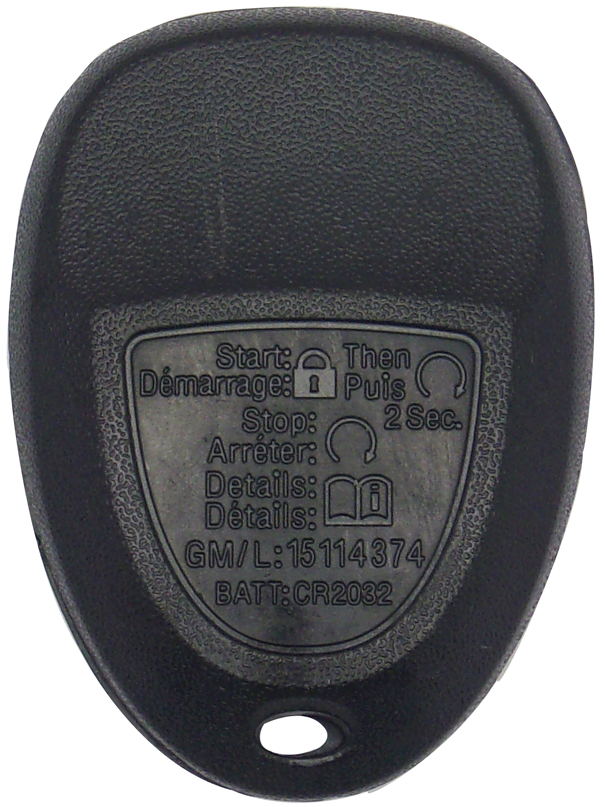 GM Keyless Entry Car Remote - 4 Button model w/ Remote Start - Image 4