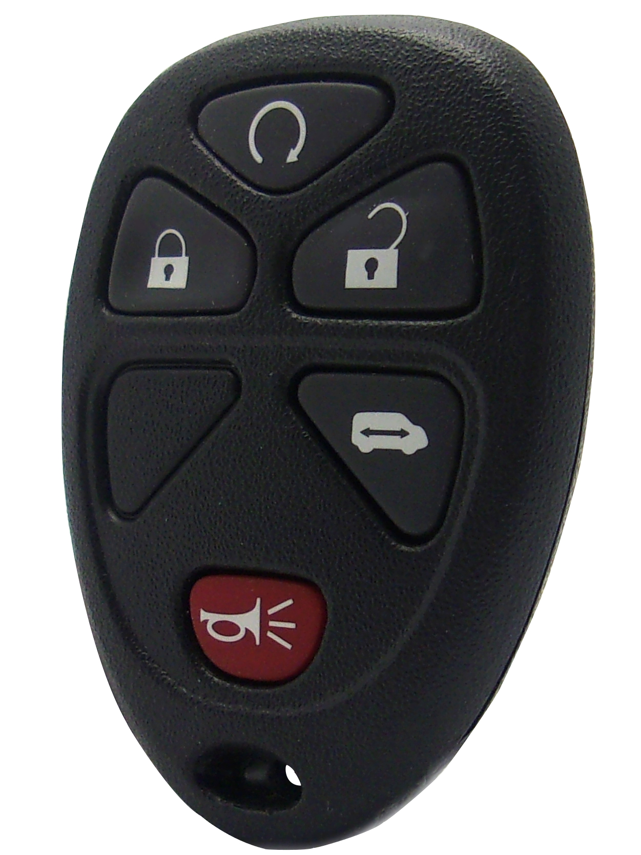 GM 5 Button Keyless Entry Car Remote with Lock, Unlock, Remote Start, Power Sliding Door, and Panic Buttons