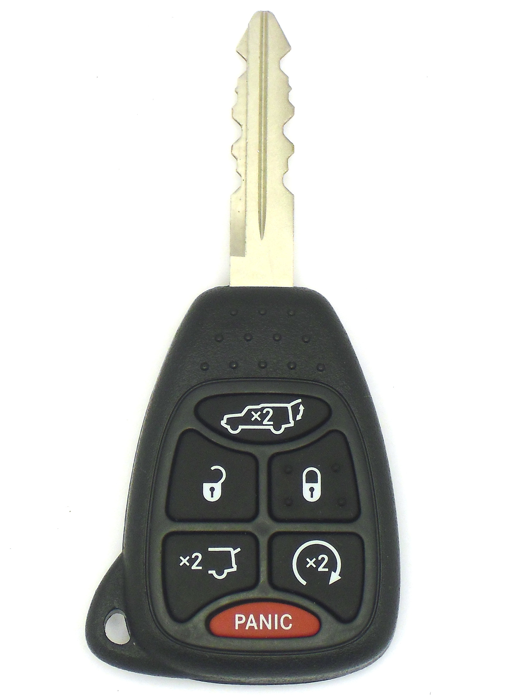 Jeep 6-Button Remote Key with Lock, Unlock, Trunk, Hatch, Remote Start, and Panic Buttons - Image 2