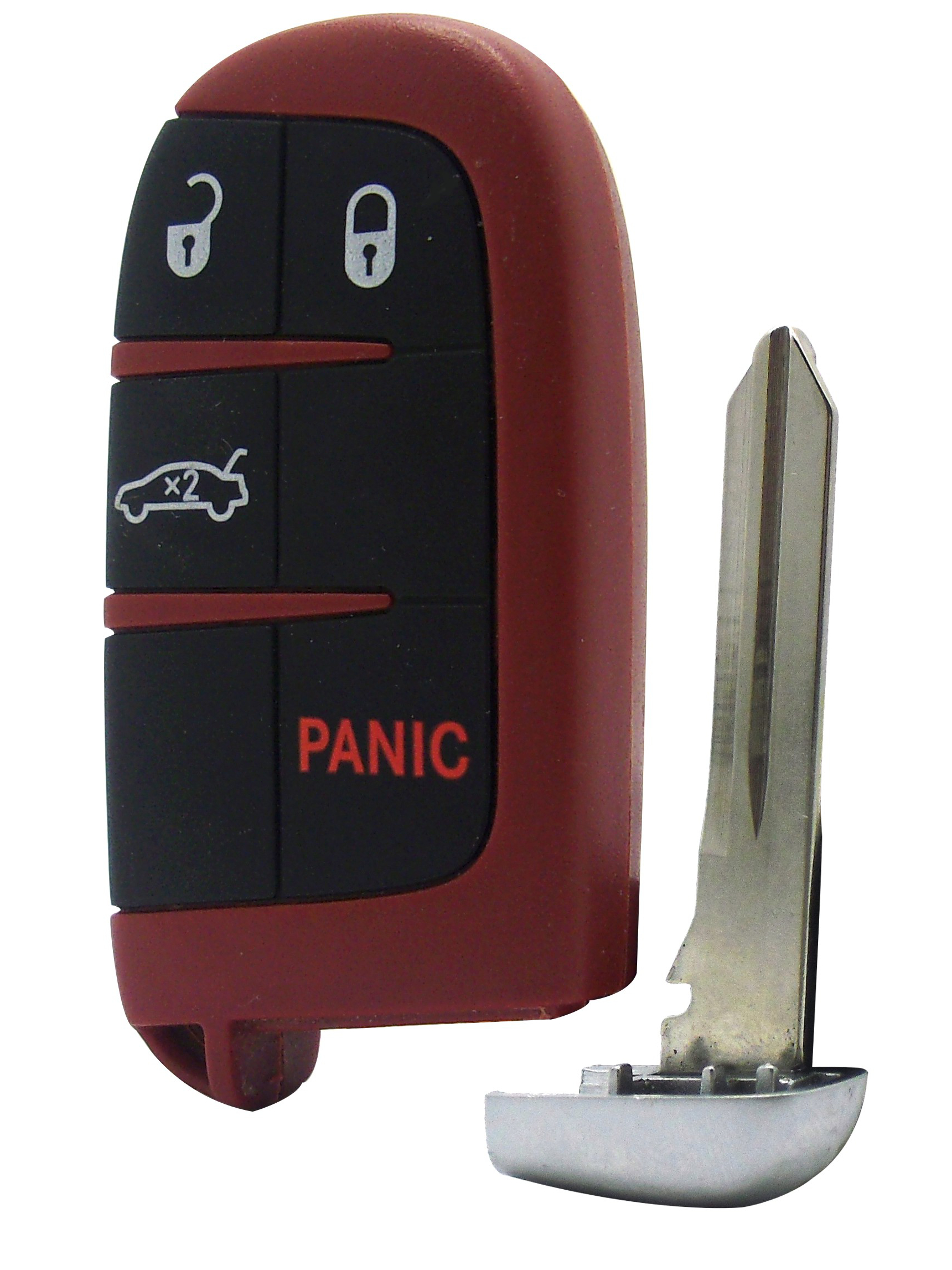Dodge Challenger Smart Key - 4 Button with lock, unlock, trunk, and panic features