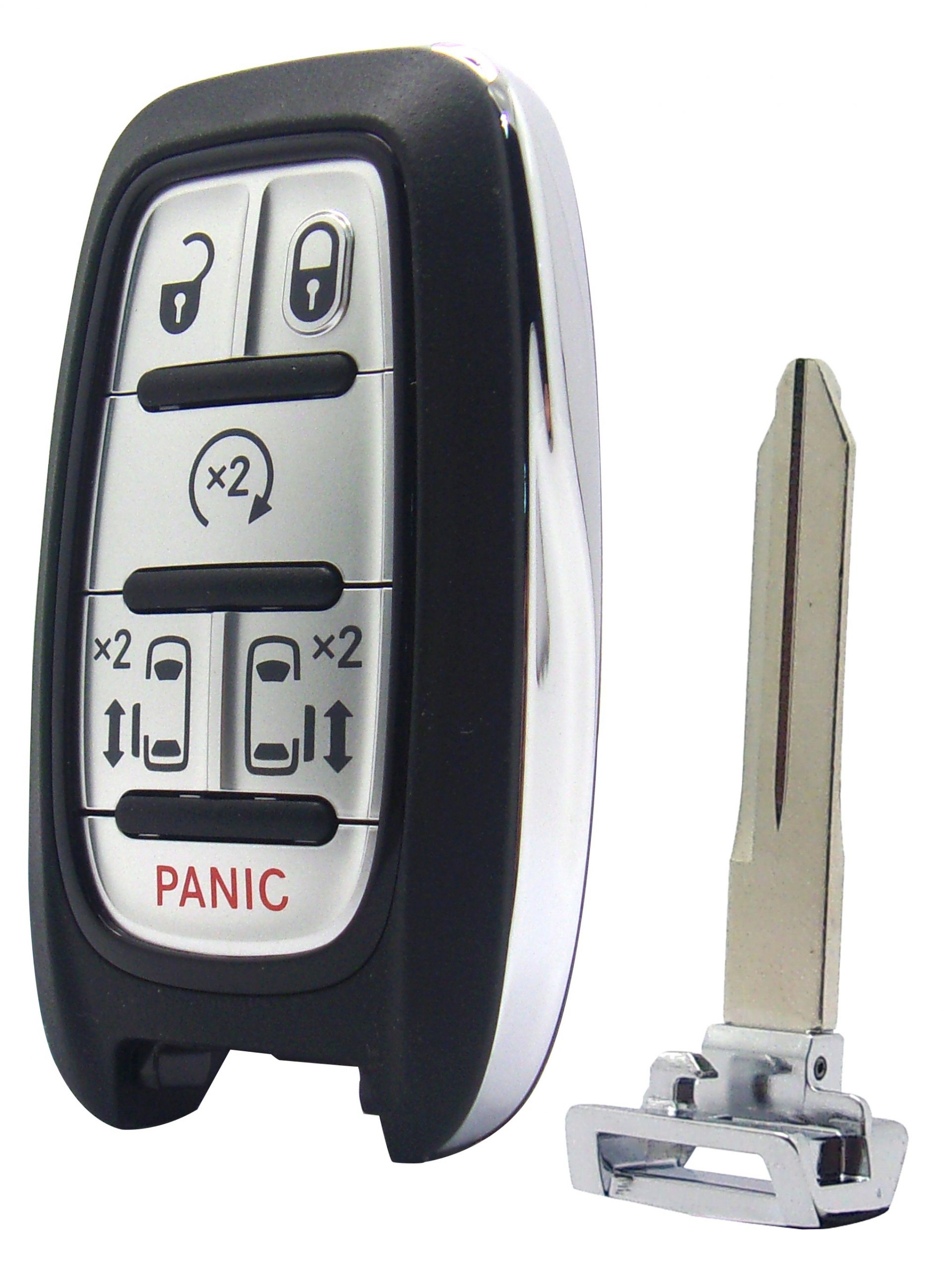 CDJ 308 5-Button Smart Key with Lock, Unlock, Remote Start, Sliding Van Doors, and Panic Functions