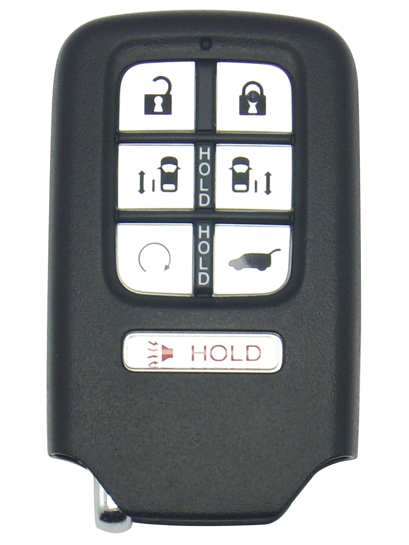 Honda 7 Button Smart Key with Lock, Unlock, Remote Start, Open Left Sliding Door, Open Right Sliding Door, Open Rear Hatch, and Panic Buttons - Image 2